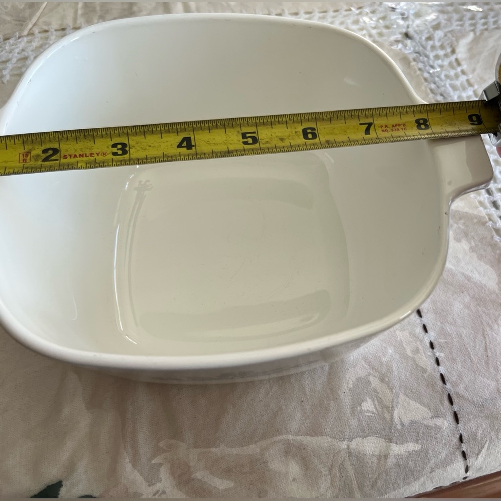 Vintage 1972-79 Blue Cornflower Corningware Pair of Casserole Dishes - Picture 7 of 9